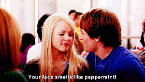 face smells like peppermint